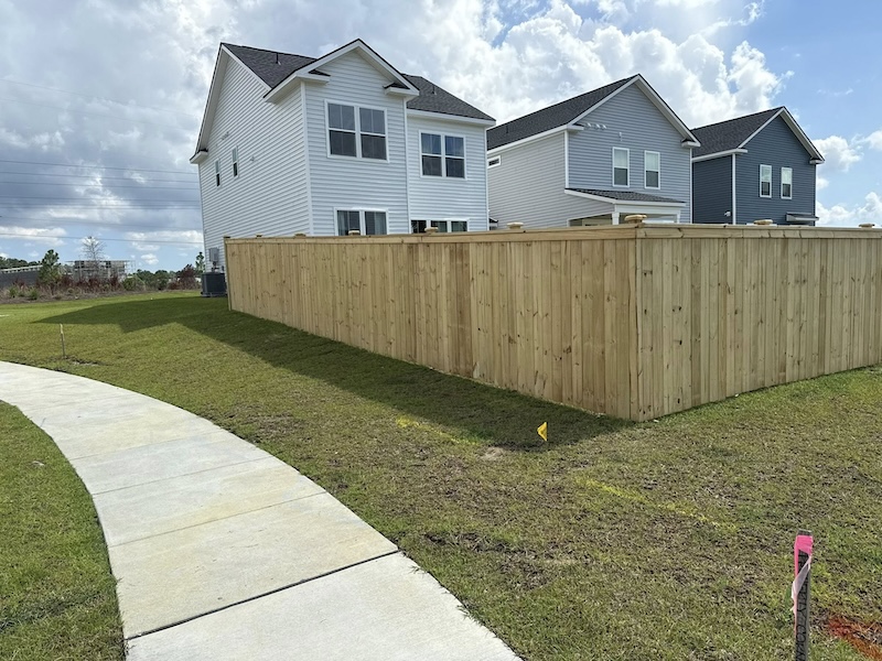 Wood Fence New