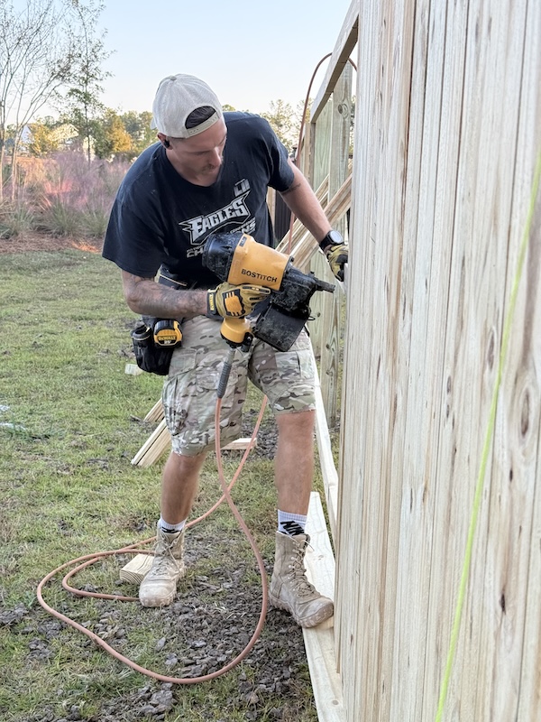 Wood Fence Construction